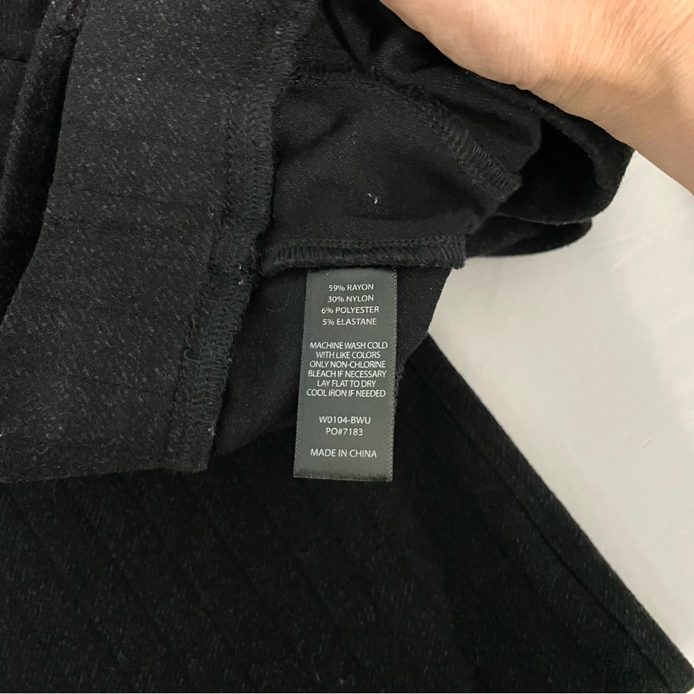 Betabrand Black Yoga Boot Leg Dress Trouser Pants M Long - Picture 13 of 13